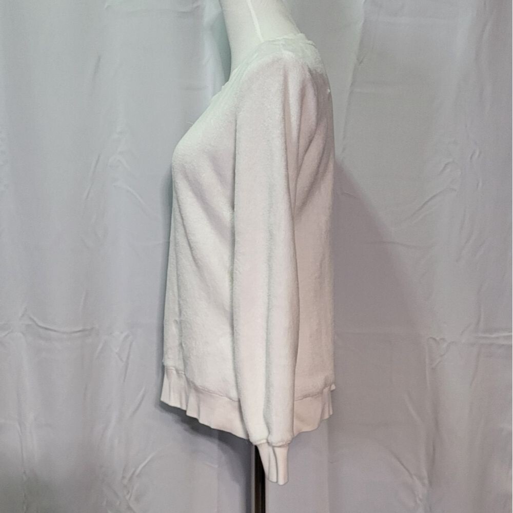 Wondershop Women's Plain White Sleepwear Pullover Sweater Size Small 🐈 - Picture 11 of 12